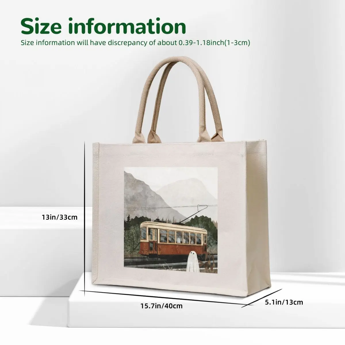 Ghost Tram Tote Bag bag for beach tote bag Women's tote Shopping bags