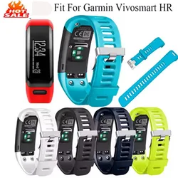 New Classic smart Watchband For Garmin Vivosmart HR Bracelet replacement Watch strap for Garmin vivosmart HR Soft Silicone Strap