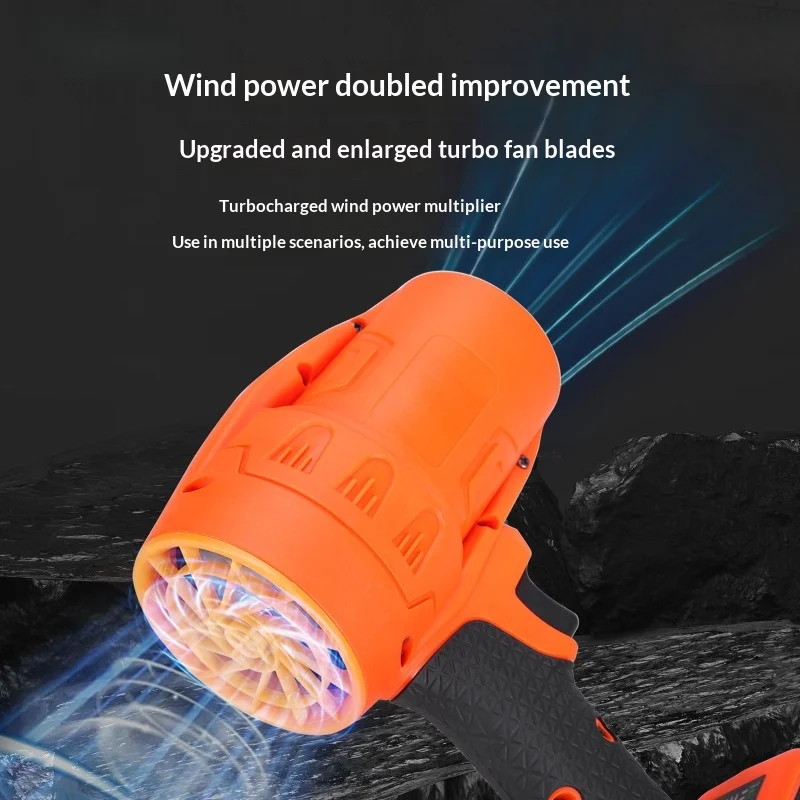 Leaf Blower Wireless Lithium Battery Storm Blower High Power Dust Removal Blowing Snow Blowing Fallen Leaves Powerful Industrial