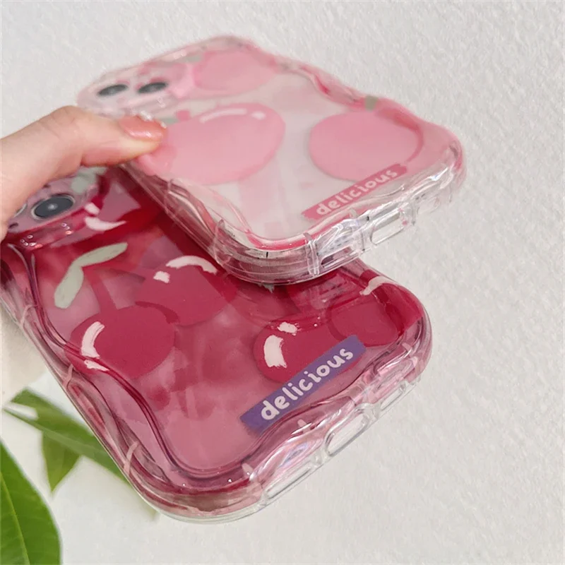 Phone Case For Huawei Honor 90 Lite 20 50 SE Nova 5T 11 7 9 10 P30 P40 Mate 30 40 Pro Cover Flower Love Heart Wavy Edge