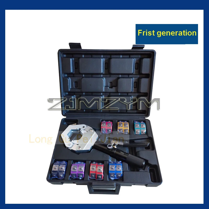 Manual Hydraulic Pipe Clamping Machine Repair Tools Hose Pipe Crimping Tool Air Conditioning System Pipeline Crimping Tool 50MPa