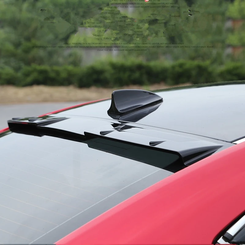 

For Mazda 6 Atenza Mazda 3 Axela Roof Spoiler 2014 - 2021 ABS Material Carbon Look Rear Windshield Wing Accessories Body Kit