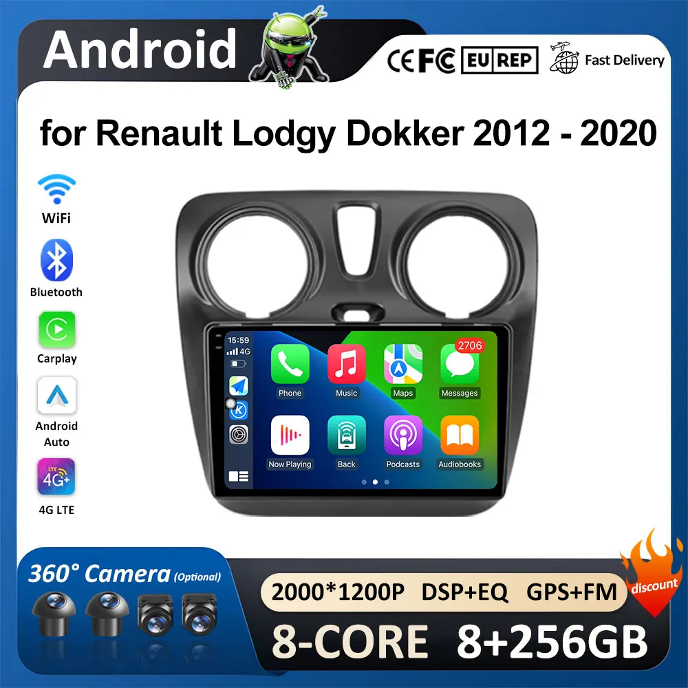 for Renault Lodgy Dokker 2012 2013 2014 2015 - 2020 9 