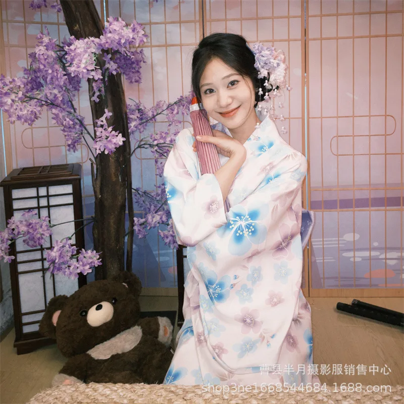 Kimono Women's Dress Traditional Improved Japanese Photo Sister Photo Art Photo God Girl and Clothing
