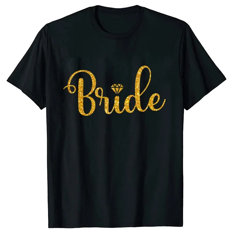 Bridal Party Shirts Fashion Couple Matching Clothing Wedding Married T-shirt Unisex Harajuku Streetwear Tees Graphic Y2k Tops