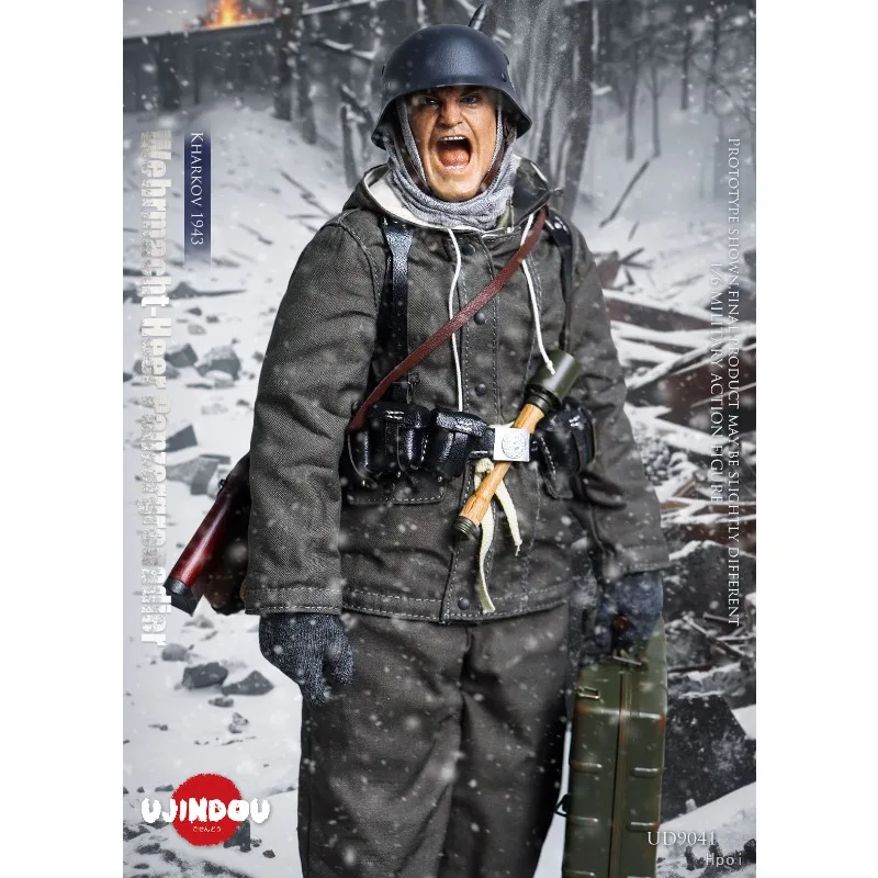 Origineel 1/6: Gepantserde Grenadiers van de Duitse verdedigingskrachten tijdens de Tweede Wereldoorlog - Kharkov 1943 Mobiele soldaat Model Speelgoedcadeau