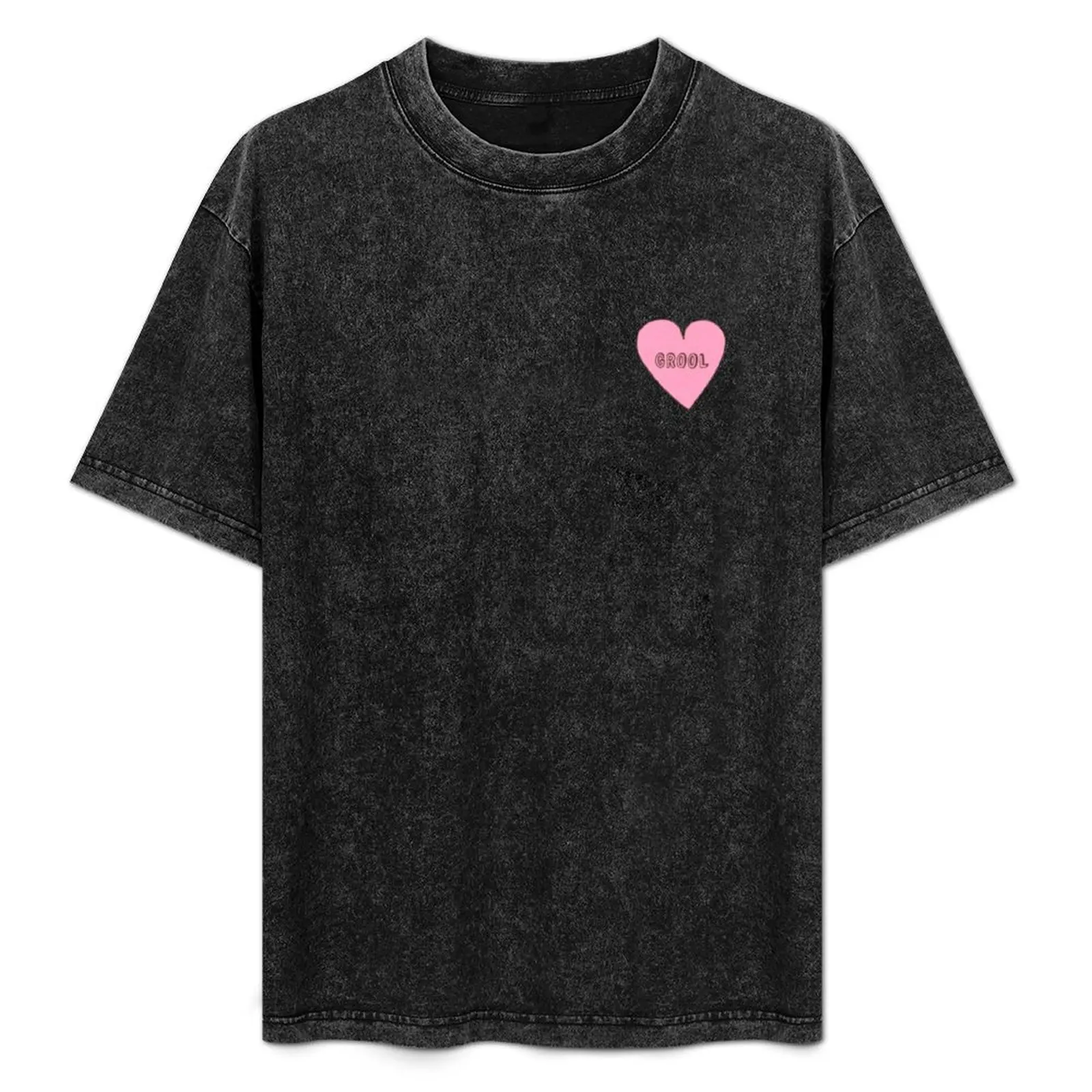 Candy Love Heart GROOL T-Shirt summer clothes heavyweights funny meme t-shirts summer top mens clothes