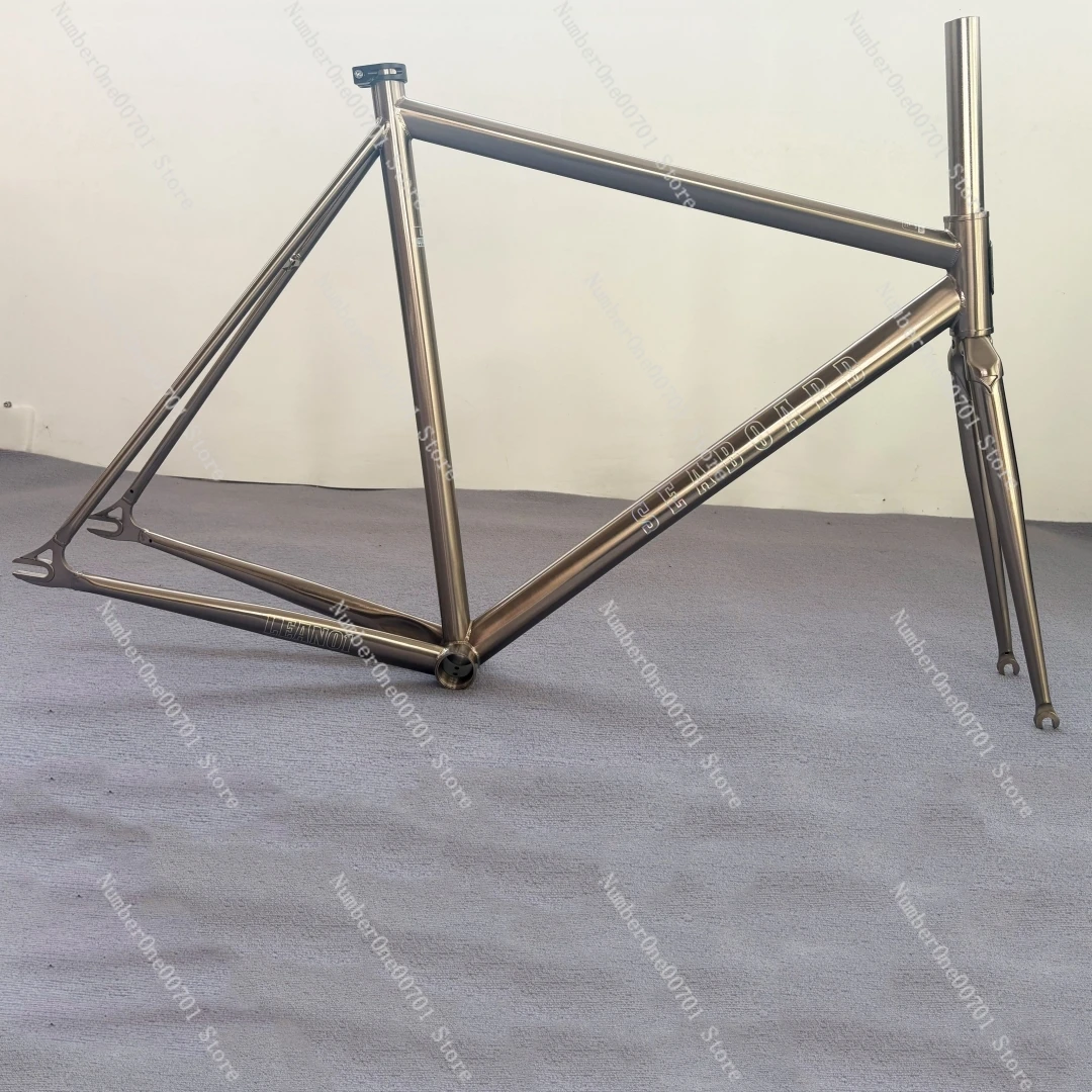 Fixed Gear Bicycle Frame Single Speed Track Bike Frameset S/M/L 700C Racing Bike Wheelset 120mm Rear Open Space