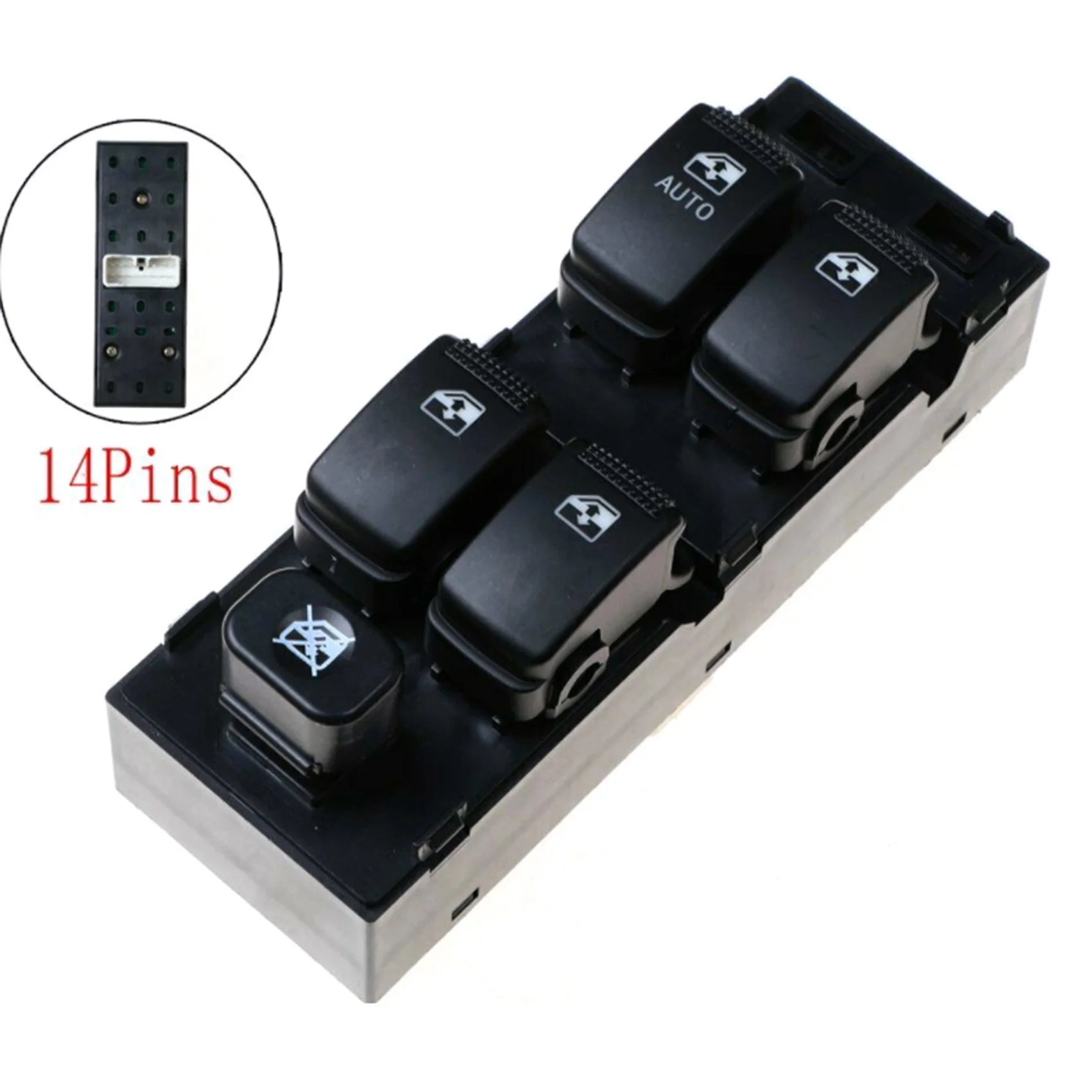 

A64P-14 Pins Left Hand Drive Window Control Switch For Getz 2003-2010 Matrix 2006-2011 93570-1C110 93580-1C000WK