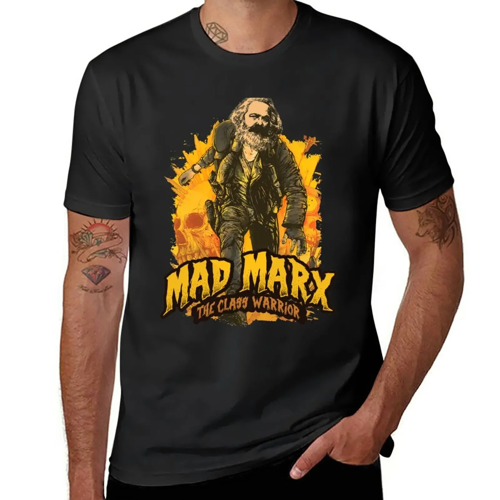 

Mad Marx - The Class Warrior T-Shirt animal prinfor boys korean fashion cute tops plain t shirts men