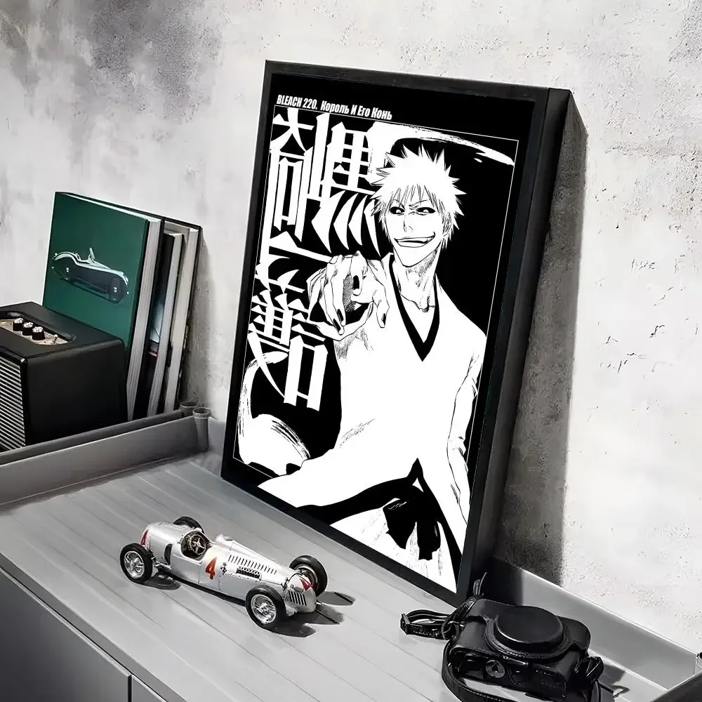 Anime B-Bleach Poster, dekorative Wandkunst-Aufkleber, Wandbild, Fotodruck für Zuhause, Wohnzimmer, Flur, Dekoration – Detail 6
