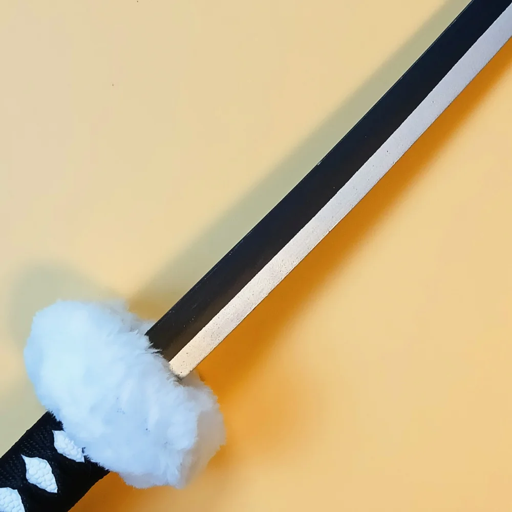 16 بوصة رورونوا زورو كاتانا الأصلي الساموراي صابر أنيمي تأثيري الدعامة السيف الحقيقي كاتانا النينجا شفرة السيف سكين لعبة غير حادة هدية