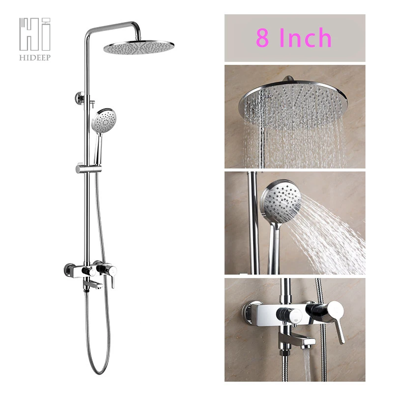 

European Style Wall Mounted brass Antique Bath Shower Faucet