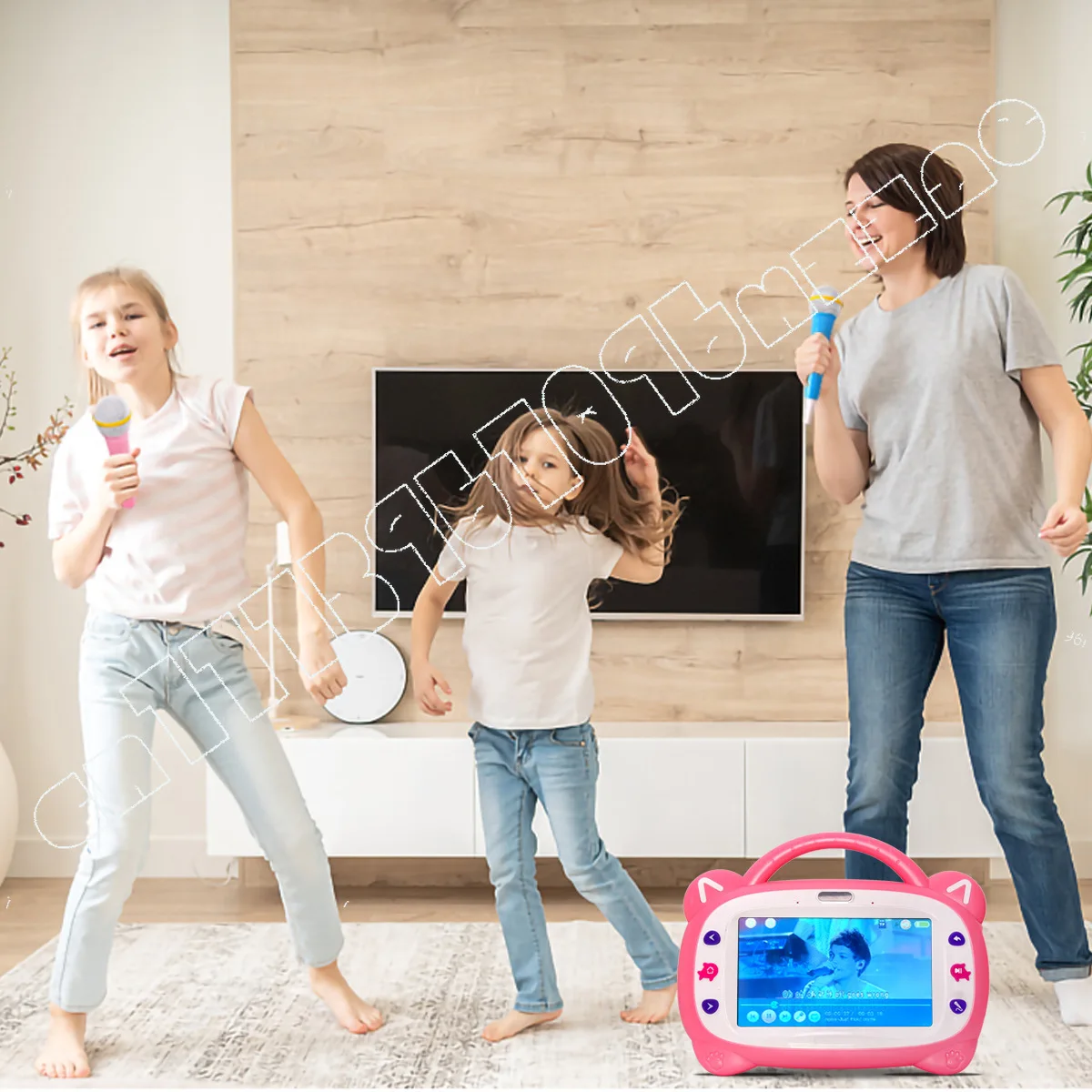 Russian Smart Karaoke Children's Early Education 7-inch Tablet Learning Machine