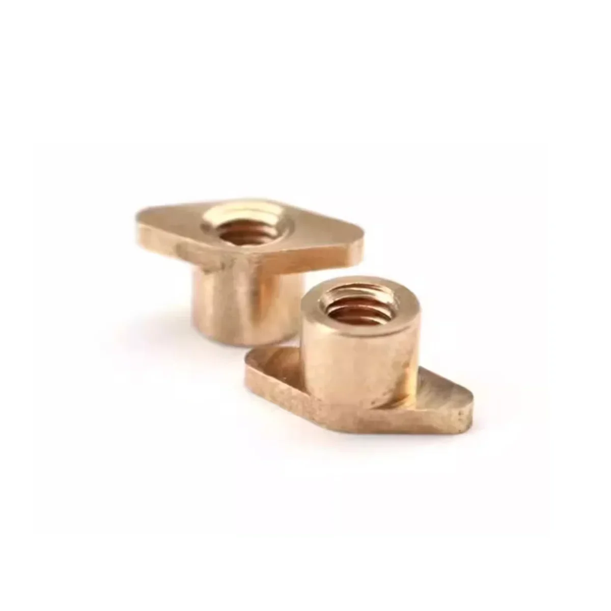 Brass / 304 Stainless Steel Diamond Shaped Nut / Synchronous Belt Insert M3M4M5