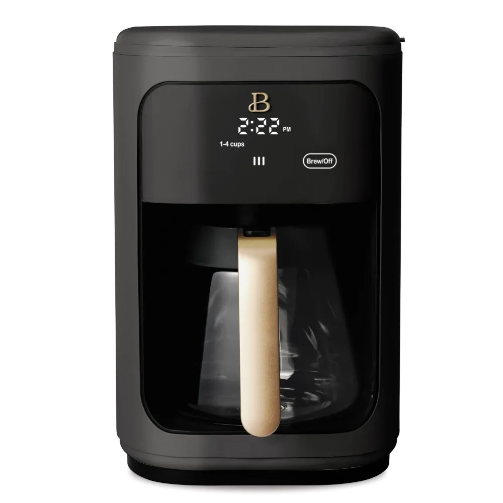 

Coffee Maker 14 Cup Programmable Drip Coffee Grinder with Touch Activated Display