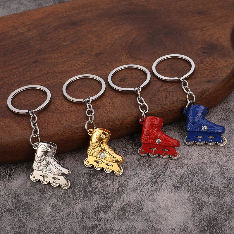 

Creative Roller Skates Cute Girlfriends Personality Key Ring Chain Backpack Small Pendant Accessories Decoration Gifts Wholesale
