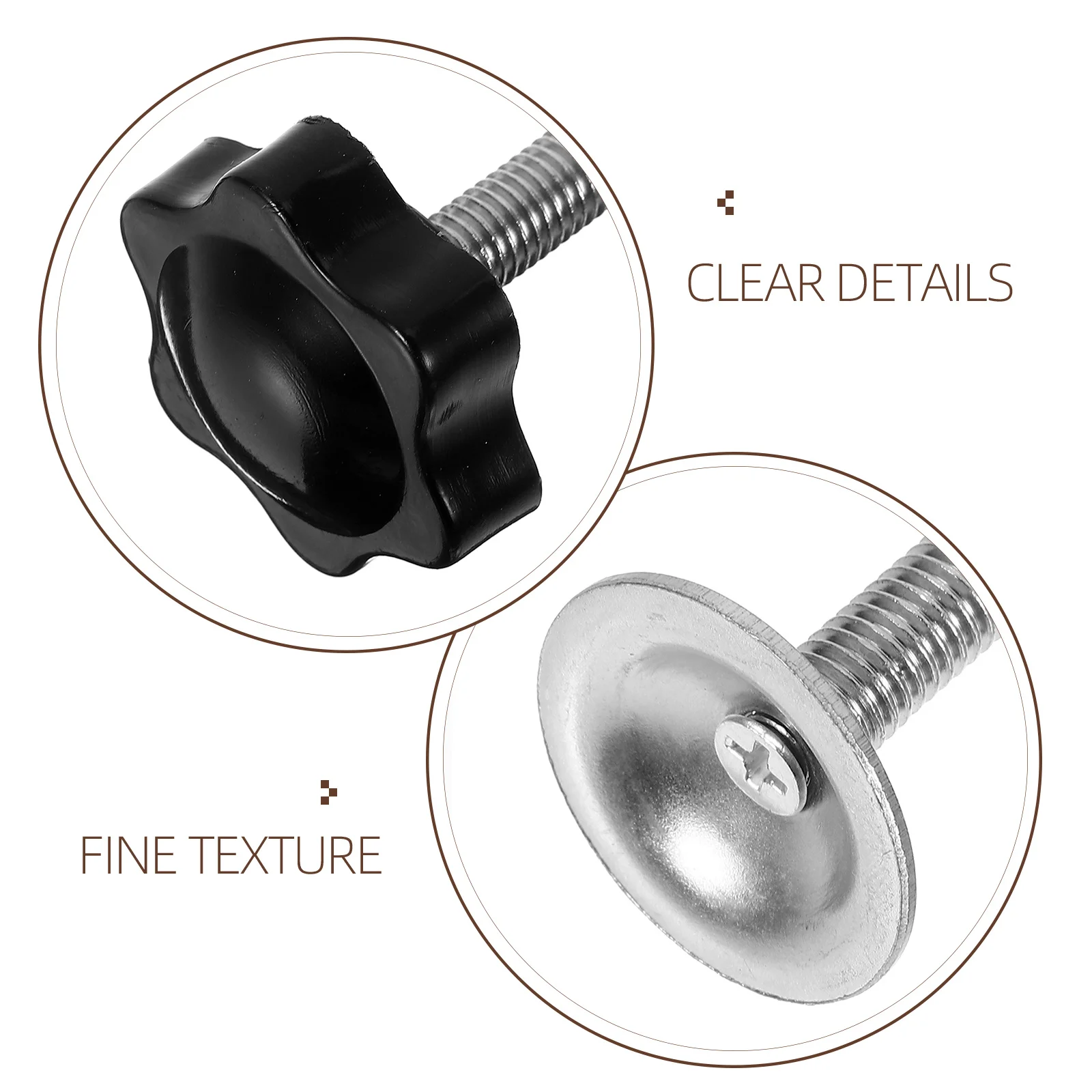 4Pcs Baby Gate Threaded Spindle Rods Strong Safety Door Screws Replacement Kit for Home Pet Gates Hardware Mount Parts