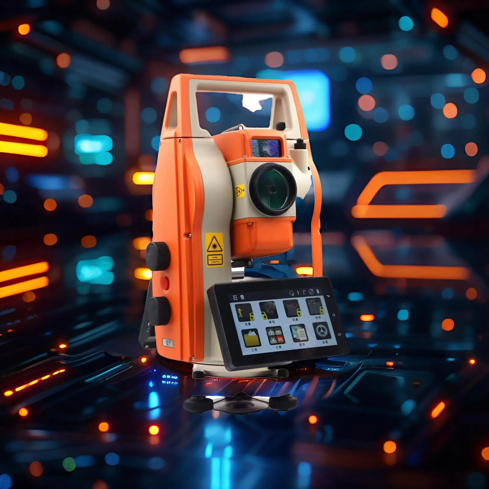 Engineering total station high-precision prism-free 1000 meters engineering surveying and mapping road coordinate lofting