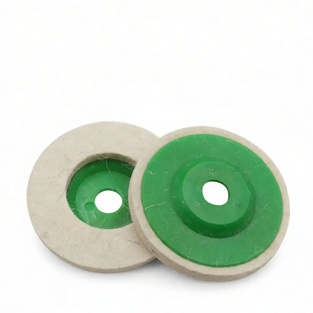 For QST EXPRESS Wool Felt Polishing Wheel For Angle Grinder Buffer Disc Rotary Tool Accessory Metal Wood Buffing