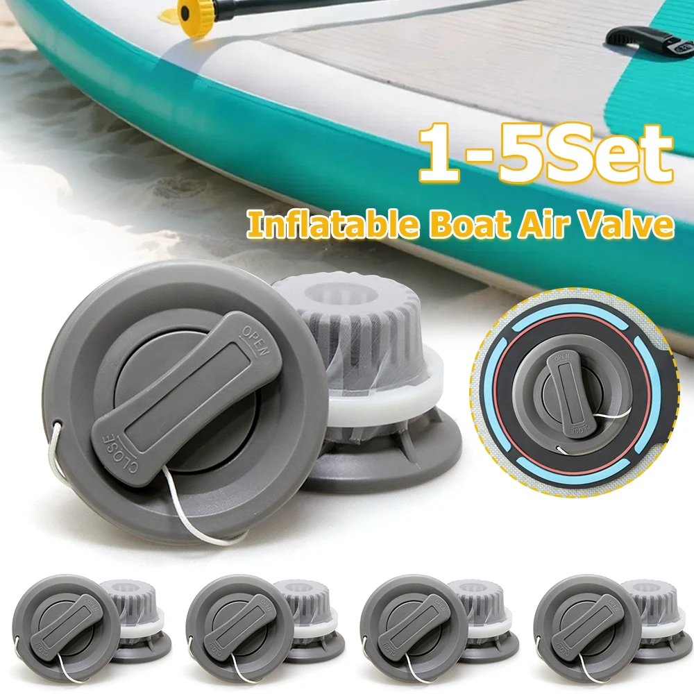 

1-5 компл. воздушный клапан для надувной лодки, воздушный клапан высокого давления, адаптер насоса для надувной лодки для лодок и надувной кровати