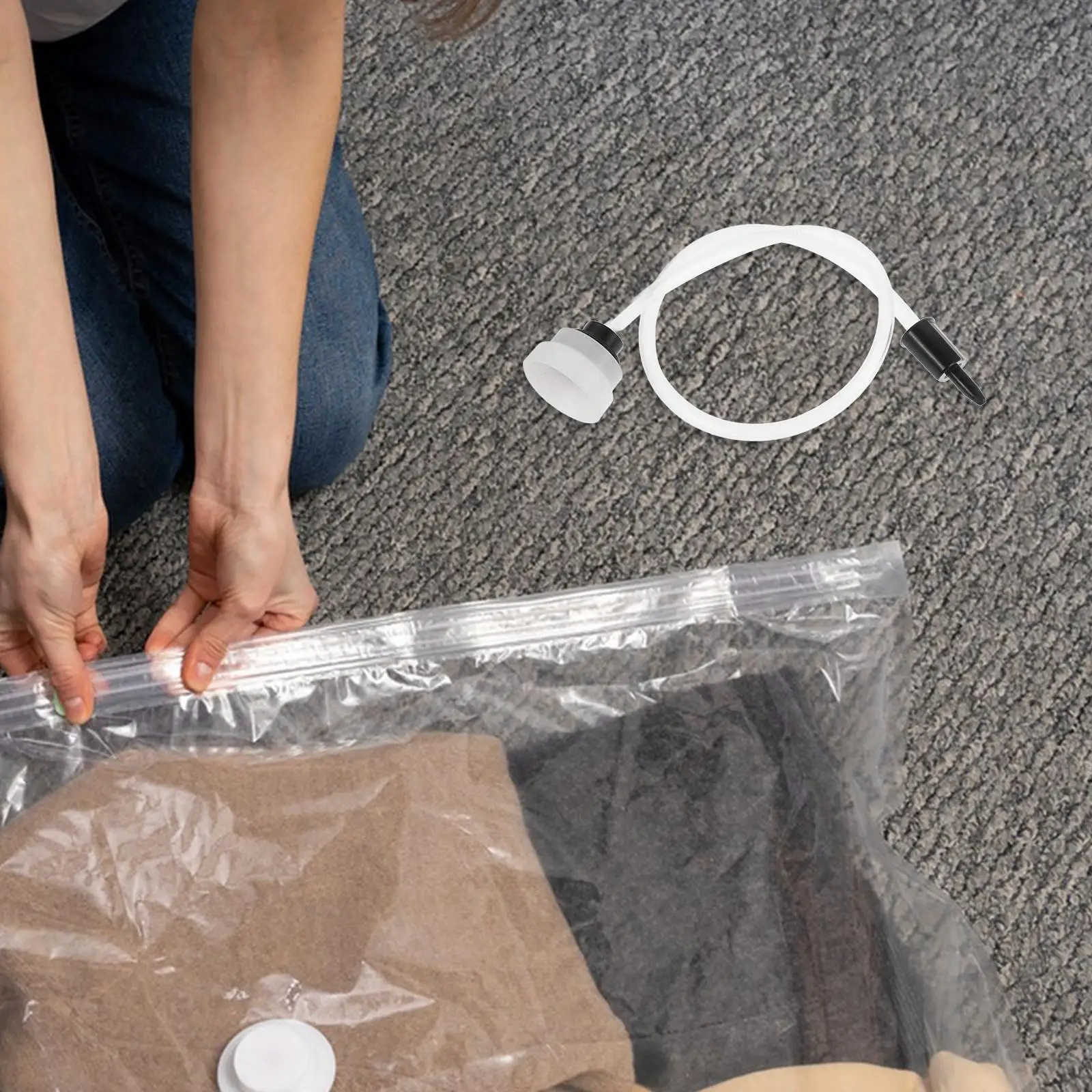 Vacuum Sealer Adapter Tubing Attachment Tube Replacement Accessory Hose for Flexible Machine