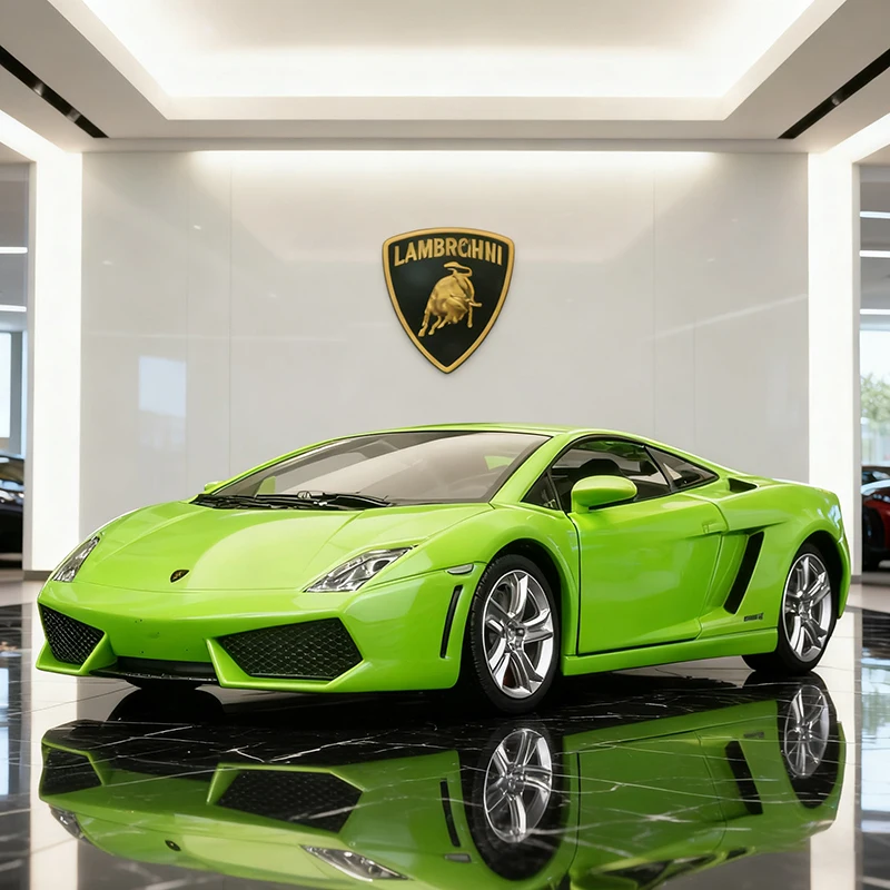 جديد 1:24 لامبورغيني غالاردو LP560-4 سبيكة سيارة نموذج الصوت والضوء التراجع لعبة أطفال المقتنيات هدية عيد ميلاد