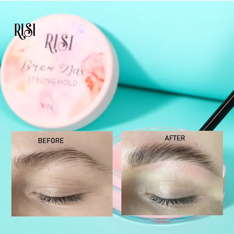 Shaping Eyebrow เจลจัดแต่งทรงผมกันน้ํา Long Lasting Eyebrow Brow Wax Pomade Eyebrow จัดแต่งทรงผมสบู่ Brows Gel Wax Fixer พร้อมแปรง