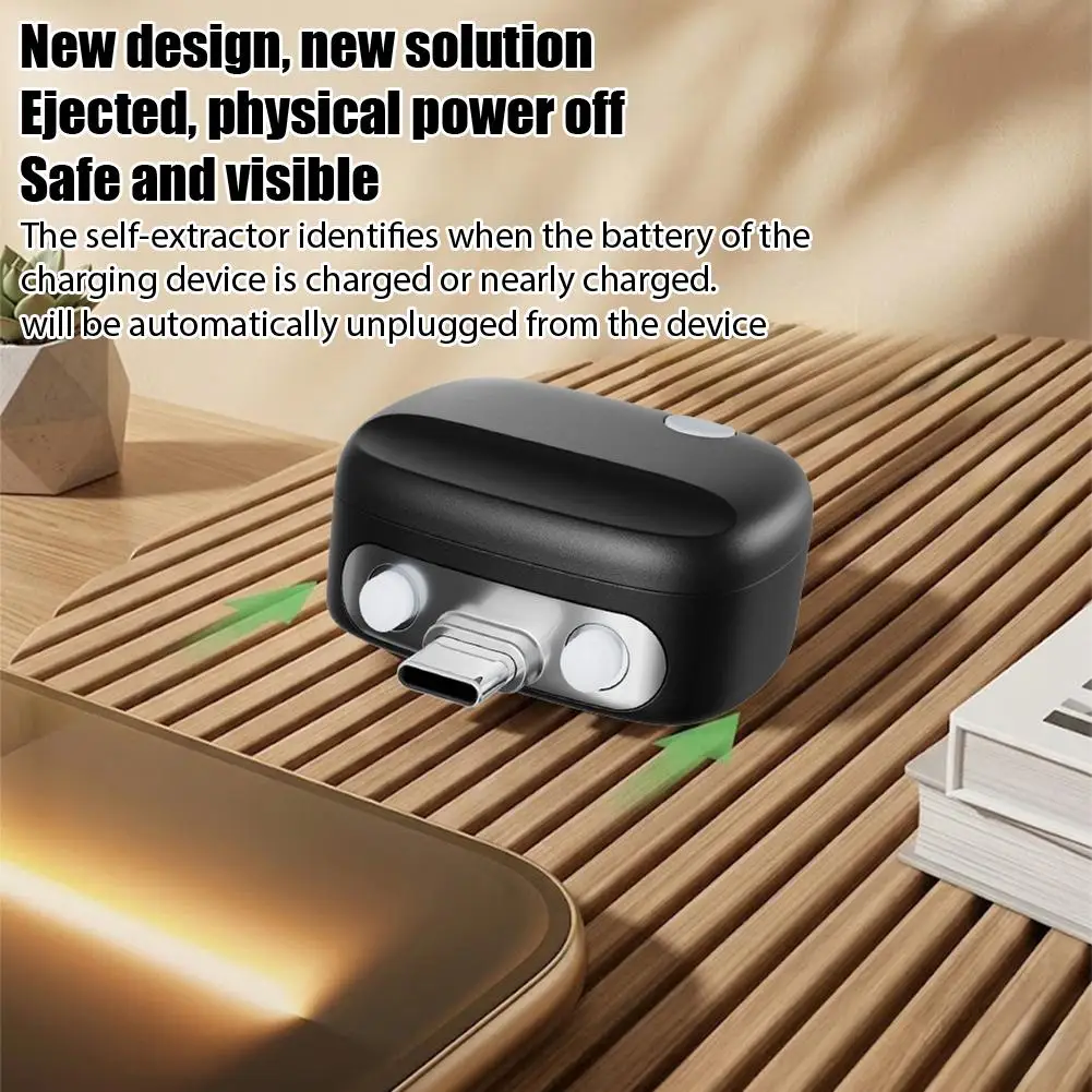 140W Intelligent Physical Power-Off Separator Type-C to Type-C Auto-Disconnect Adapter Overcharge Protection Charging Adapter