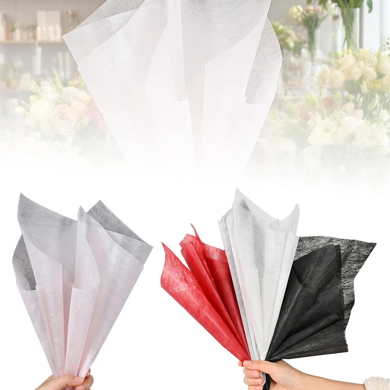 

Бумага для упаковки цветов, полупрозрачная бумага с хлопковой подкладкой из молока для флориста, упаковочная букет, свадебная мягкая красочная декоративная бумага