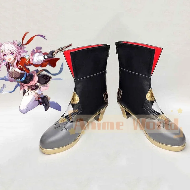 

Game Honkai: Star Rail Hunt Path March 7th Cosplay Shoes Halloween Carnival Boots Custom Made