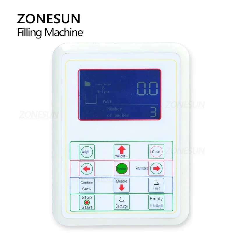 ZONESUN Automatic Weighing Filling Machine Tea Packaging Machine Sachet Can Granule Medlar Powder Filler
