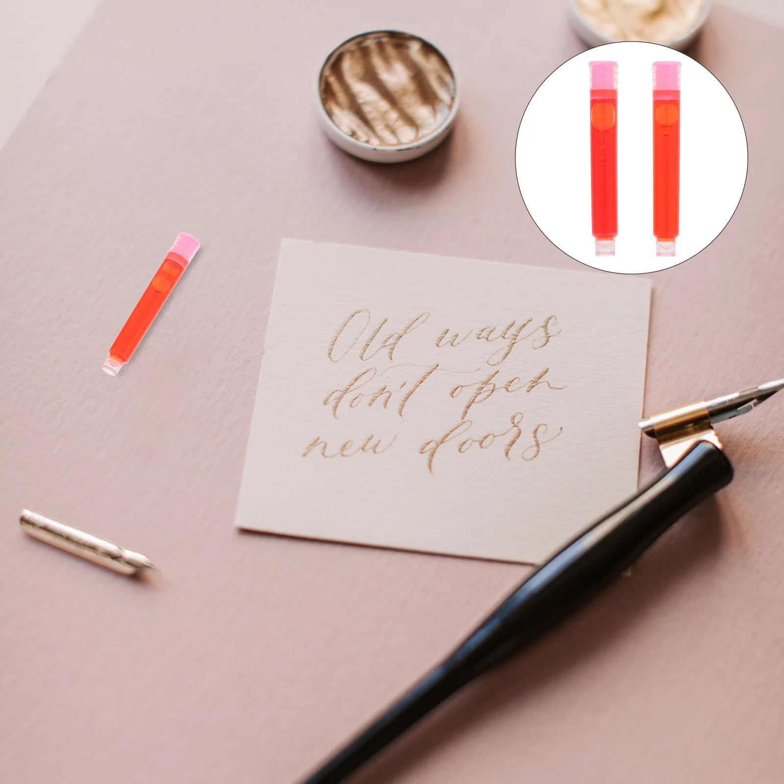 

50pcs Erasable Colorful Ink Refills For Fountain Pen Students Stationery Ink Absorber Converter Fill Tool