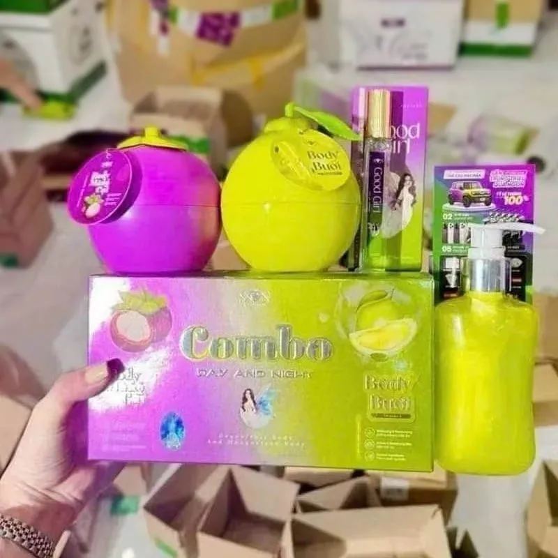 

Kem Combo Body Bưởi Măng Cụt Nguyễn Tiên, trắng nhanh, xoá bỏ các vết thâm sạm, Tặng Nước hoa+Sữa tắm Combo Body Ngay dem S.O.N