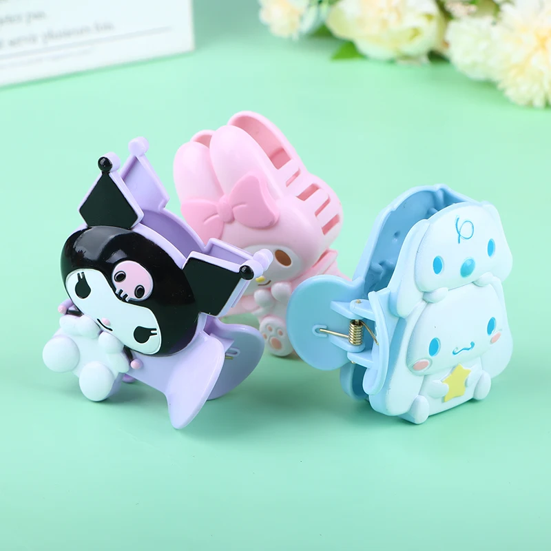 Kawaii Cartoon Kuromi Claw Clamp For Girls Cute My Melody Hair Claw Lovely Headwear Hair Accessories Gifts