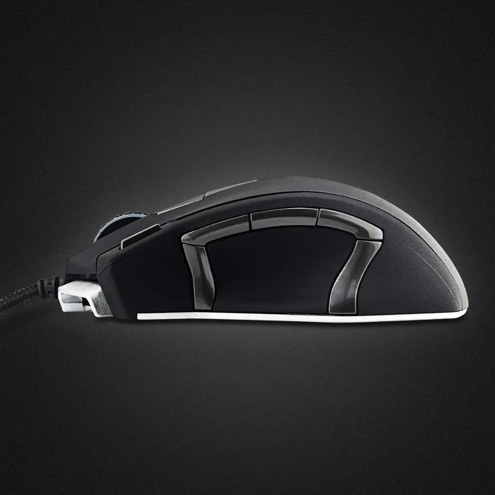 Ergonomic Wired Gaming Mouse LED 12400 DPI USB Computer Mouse Gamer RGB Mice game Mause With Backlight Cable For PC Laptop Pubg