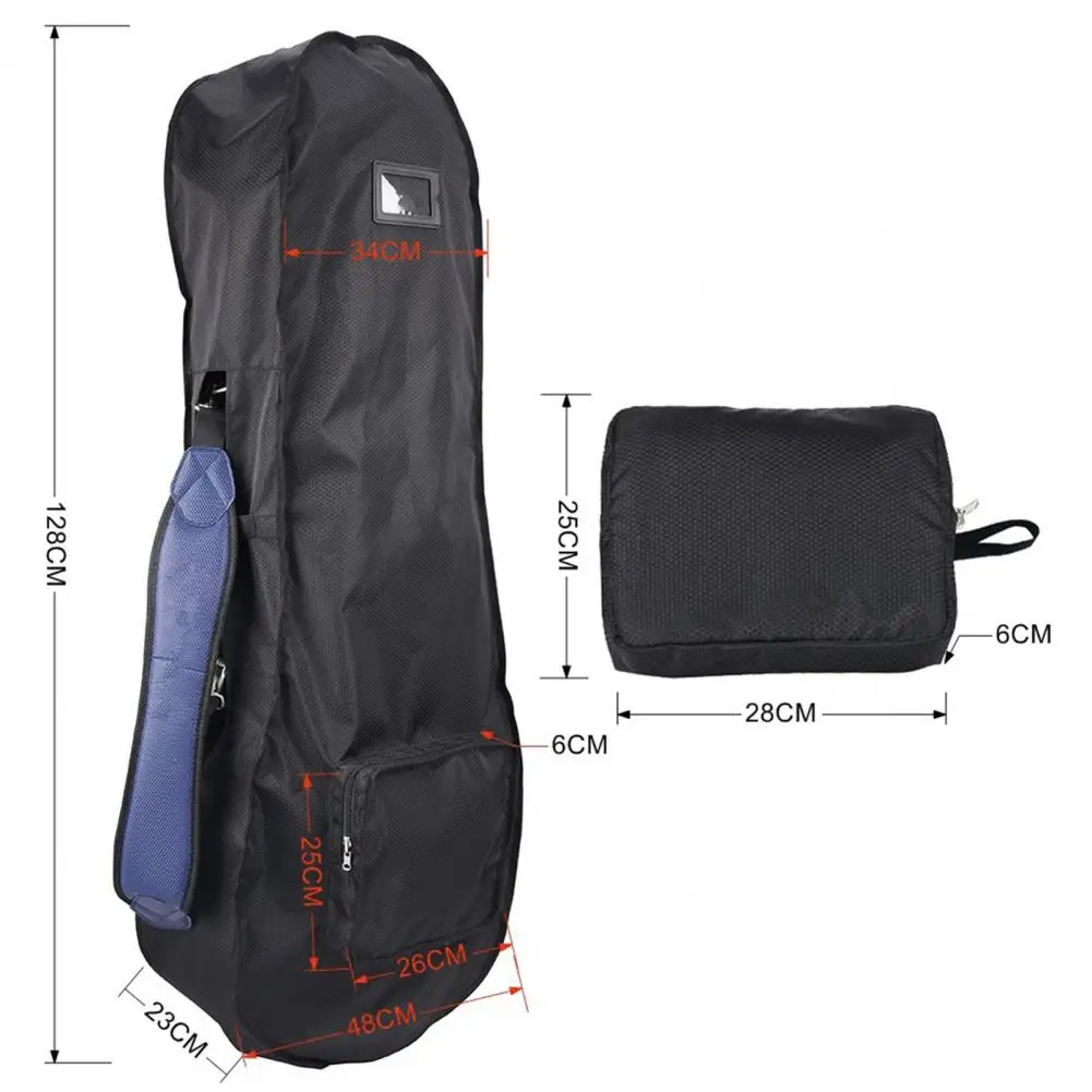 Golf Bag Protector Portable Folding Golf Bag Rain Cover Waterproof Oxford Cloth Dust-proof Protection Heavy Duty for Golfers