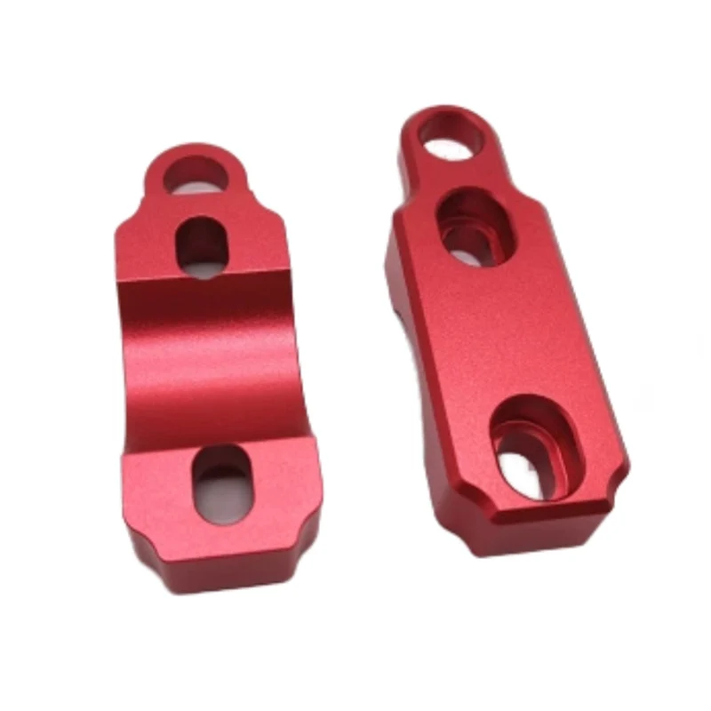 

Custom CNC Milling Aluminum Alloy Connectors Red Anodizing Aluminium CNC Machining Parts