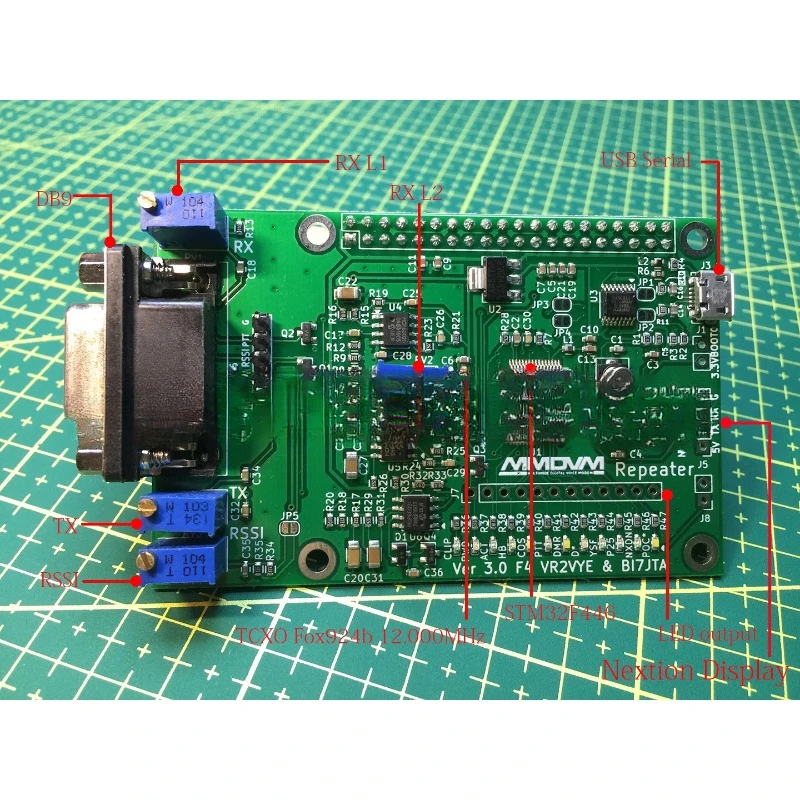 By BI7JTA MMDVM Hotspot Repeater Board V3F4 for DMR C4FM/YSF,NXDN DSTAR POCSAG P25,USB support Raspberry Pi4 PI 4B