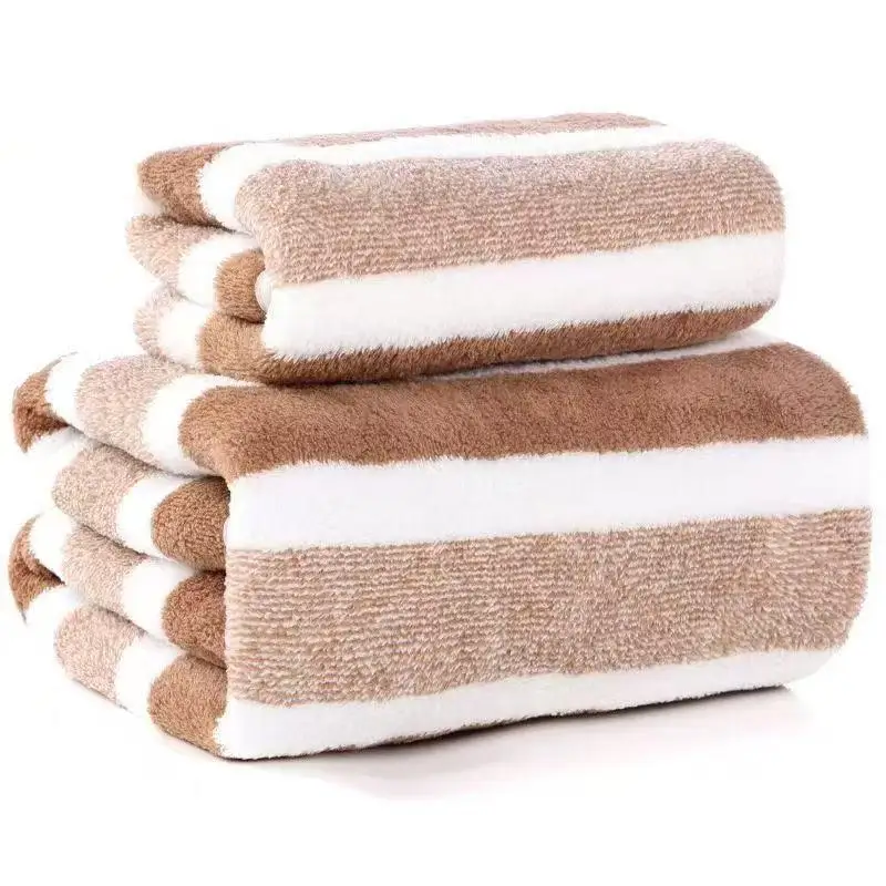 Thick Coral Fleece Beach Towels Highly Absorbent Quick Dry Durable_voghion.com