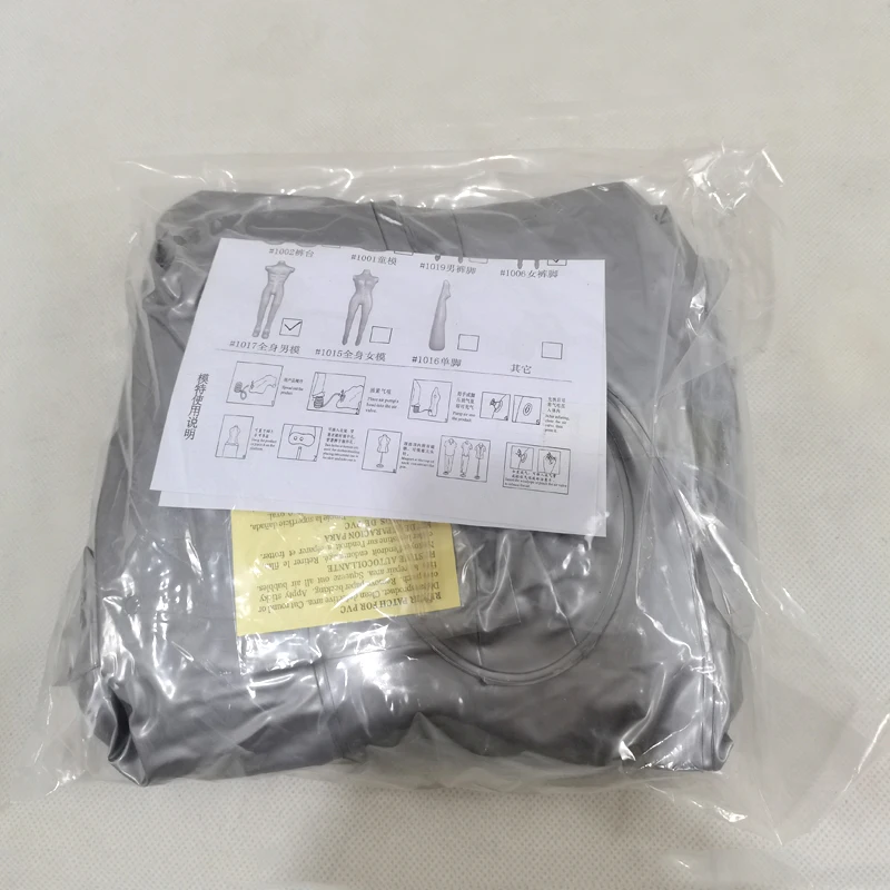 Inflatable PVC Male Model Male Inflatable Model Full Body Male Dummy Torso Tailor Clothes Model Sewing Model