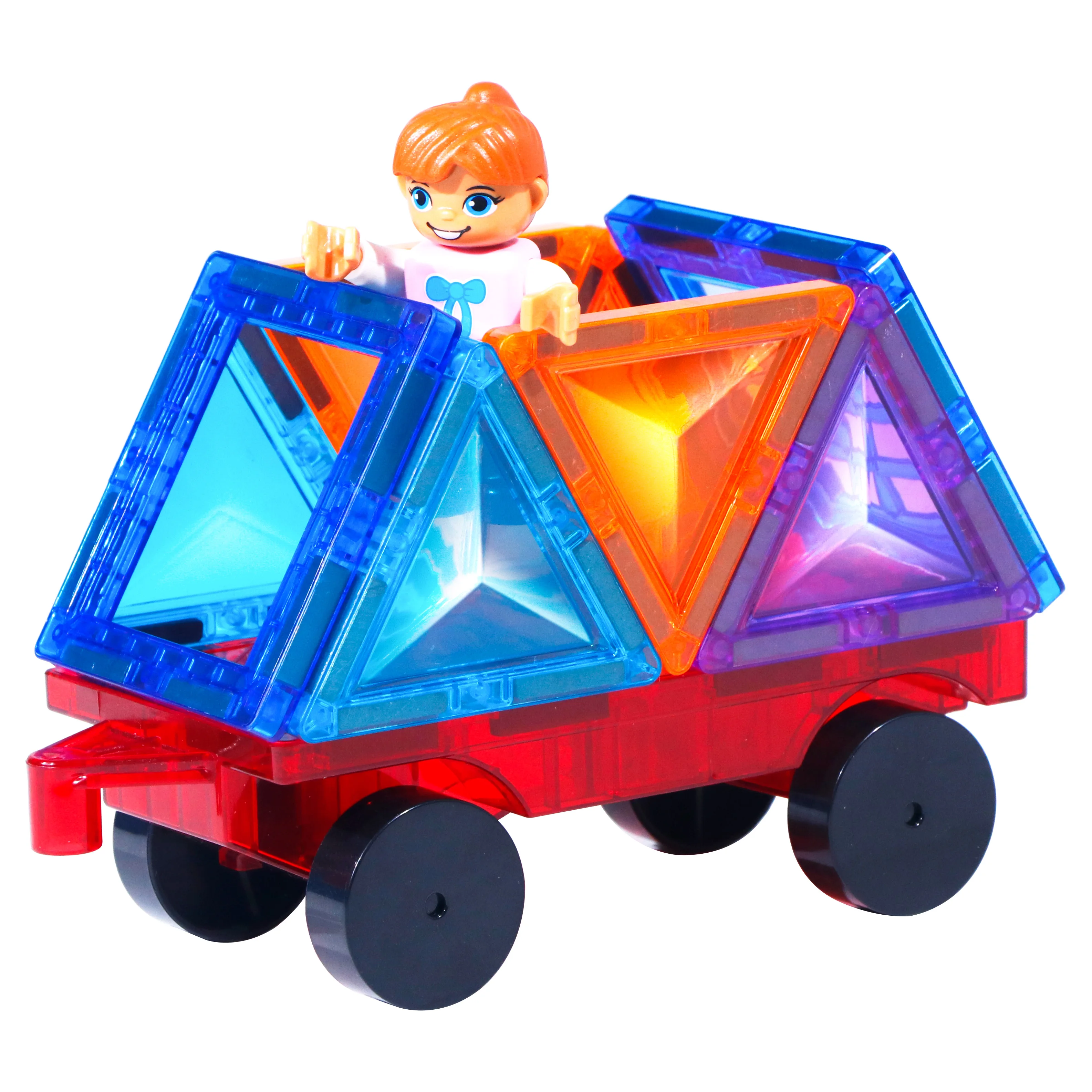 Magnetische bouwstenen Speelgoed Montessori Onderwijs Onderwijs Puzzelspel Magneet Tegels Architectuur Constructor Kinderen Jongen Meisje Baby