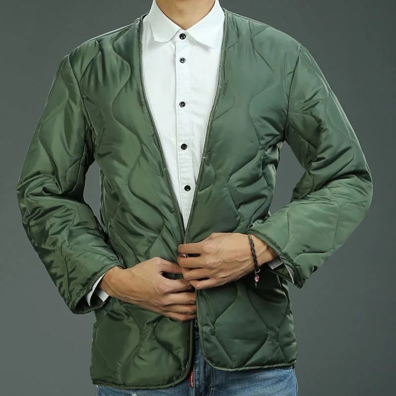 

4 Colors M65 Windbreaker Jacket Liner Mens Autumn Winter Outdoor Sports Windproof Warm Coat Cotton Liner Plus Size