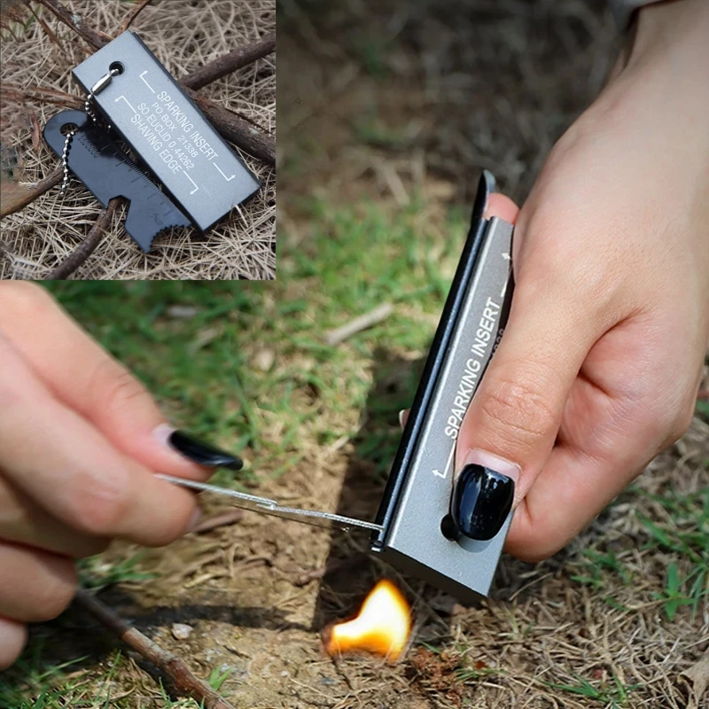 

2026 Waterproof Magnesium Flint & Steel Stick Survival Fire Starting Kit Essential Camping Outdoor Gear for Simple Initiation