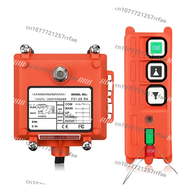 

Remote Control F21-2S Single Speed Winch Sandblasting Machine Micro Hoist 2 Point Driving Industrial Remote Control