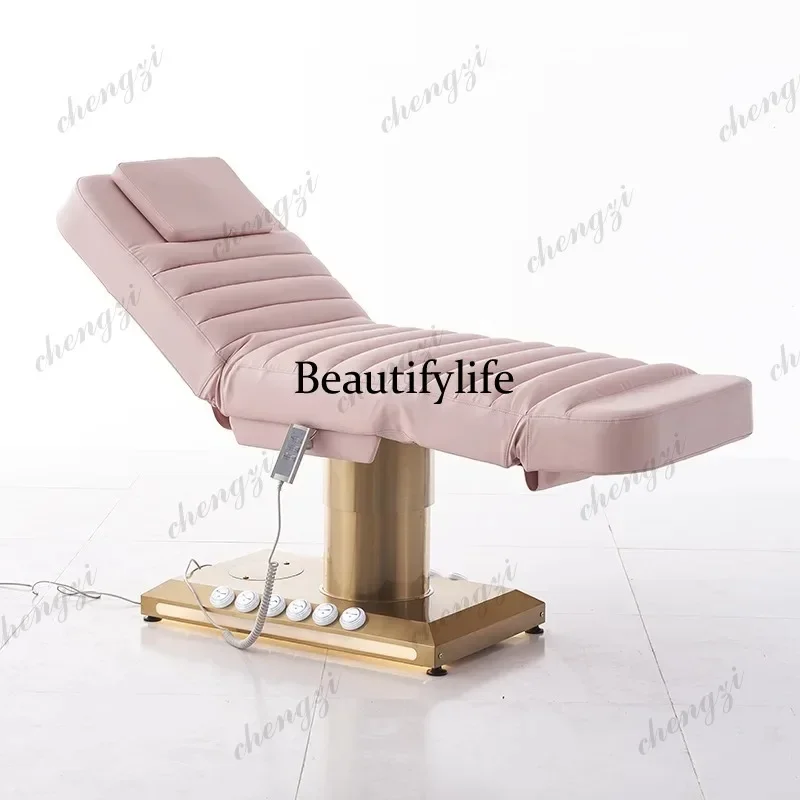 Knead Face Massage Beds Electric Beauty Tattoo Physiotherapy Massage Beds Nail PU Leather Furniture Mesa De Masaje