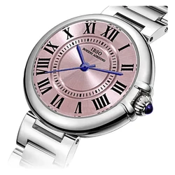 Fashion Original Women Wristwatches Pink Stainless Steel Waterproof Female Hand Clock Luxury Designer Trendy Black Watch Ladies