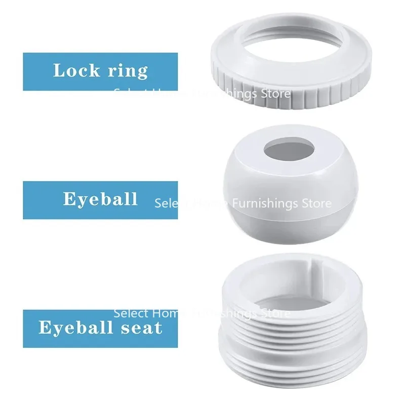 Suitable for Swimming Pool Eye Massage, Water Outlet, Strong Force, Bull's Eye, Connecting Nozzle