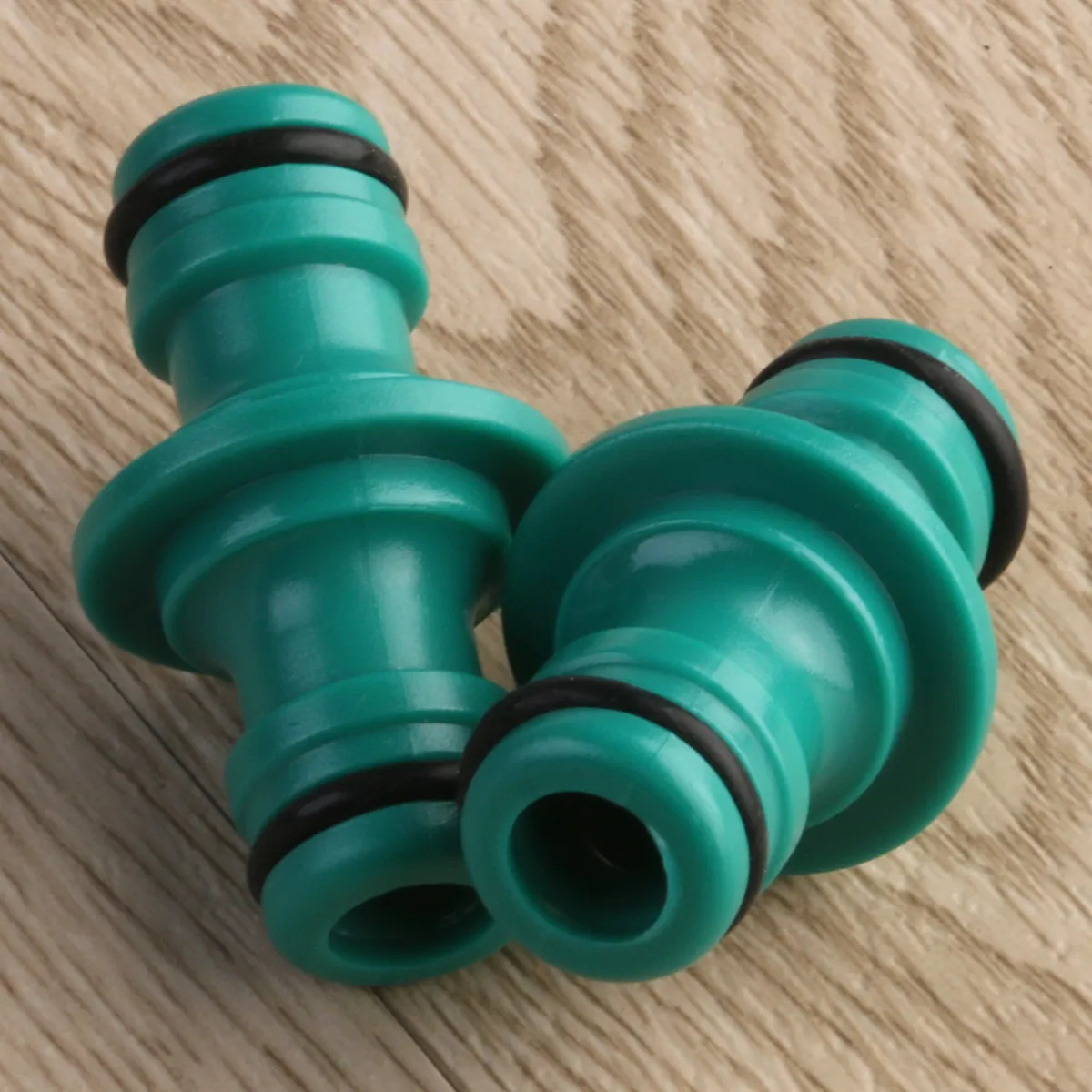 2pcs Two-way Pacifier Clutch Connector Quick Coupling for Garden Hose Nipple Suitable Common Connections 1/2 Hydraulic Tools