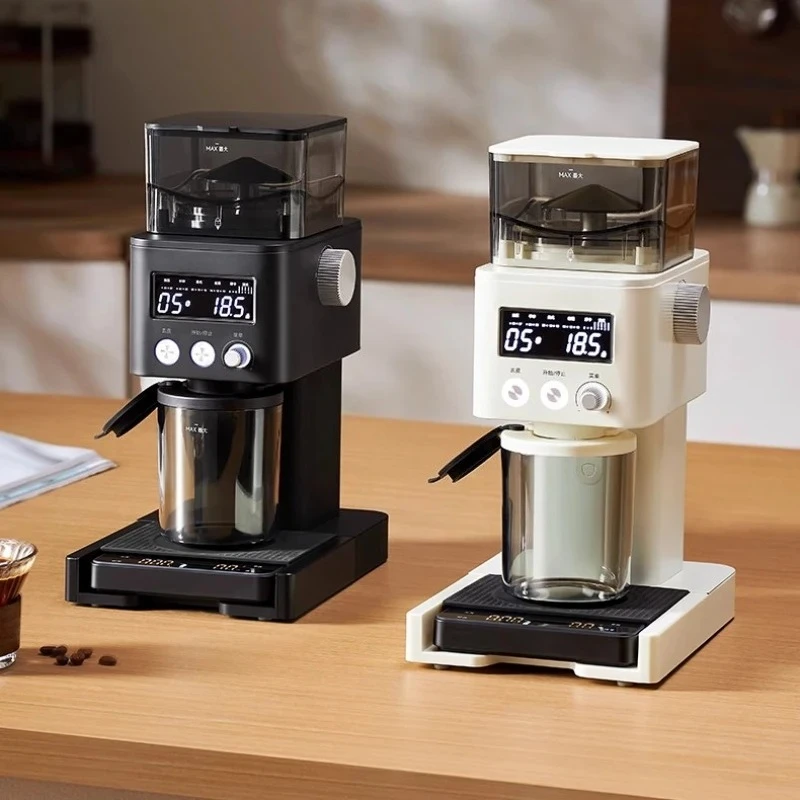 Electric Coffee Grinder Coffee Bean Grinder Italian Style Weighing Quantitative Grinding Household Electrical Appliances